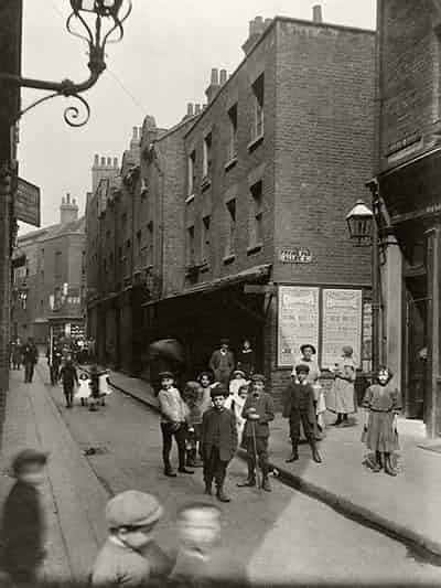 Spitalfields At The Corner Of Sandys Row And Frying Pan Alley East End