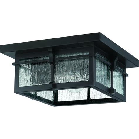 Great savings & free delivery / collection on many items. Patriot Lighting® Wren Matte Black 2-Light Outdoor Flush ...