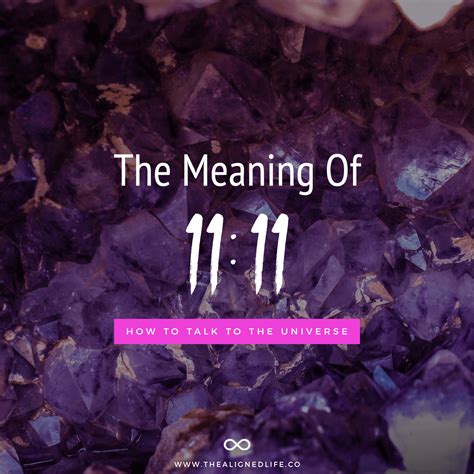How To Talk To The Universe What Does 1111 Mean The Aligned Life