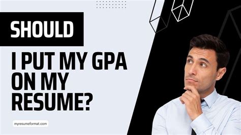 Read These Tips Before Putting Your Gpa On A Resume Myresumeformat