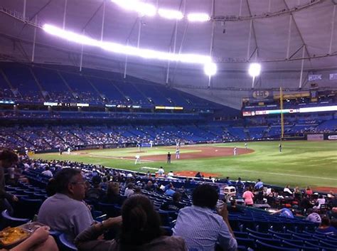 Breakdown Of The Tropicana Field Seating Chart Tampa Bay Rays