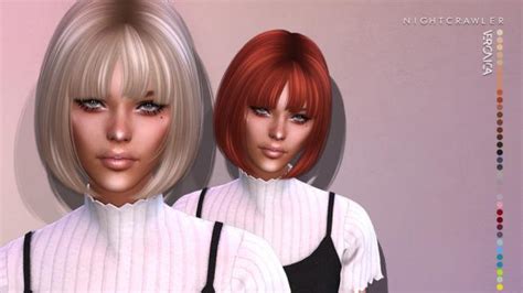 Download Nightcrawler Veronica Hair For The Sims 4