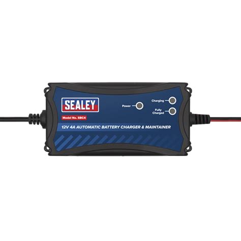 Battery Charger 12v 4a Fully Automatic Sbc4 Sealey