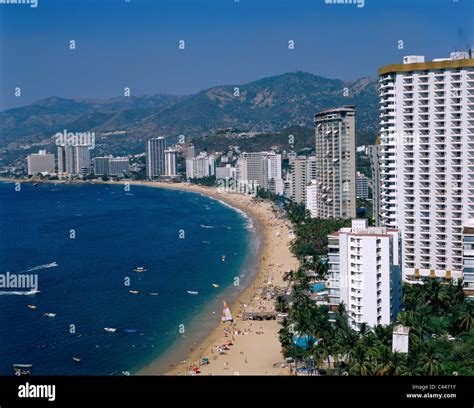 Acapulco Beach City Holiday Icacos Landmark Mexico Skyline