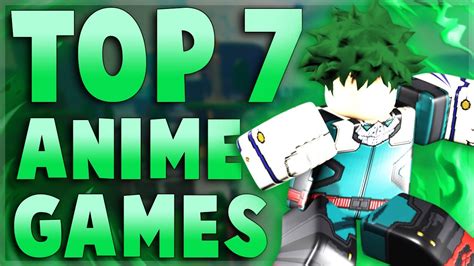 Top 7 Best Roblox Anime Games To Play In 2021 Youtube