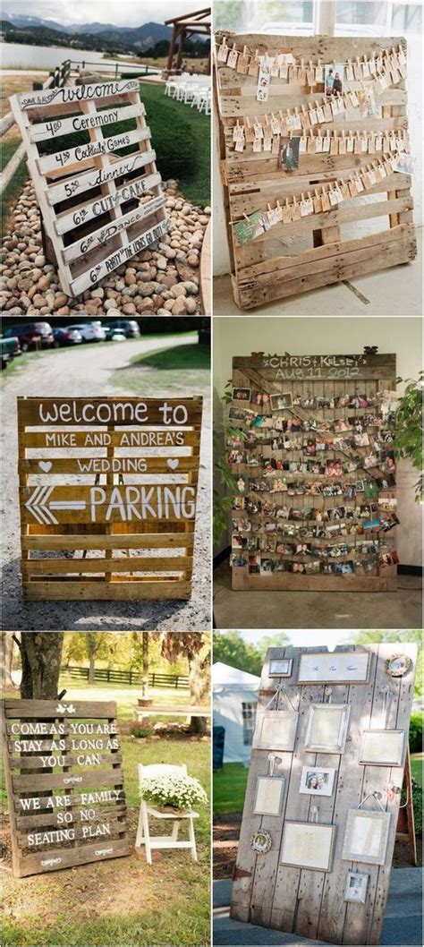 24 Ideas To Use Wood Pallet For Your Country Wedding Oh Best Day Ever