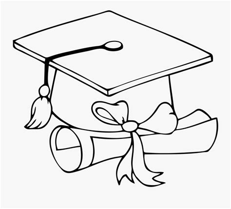 Pencil Graduation Cap Drawing Free Transparent Clipart Clipartkey