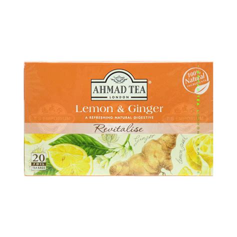 Ahmad Tea Lemon And Ginger Tea 40g 2gx20bags Tak Shing Hong