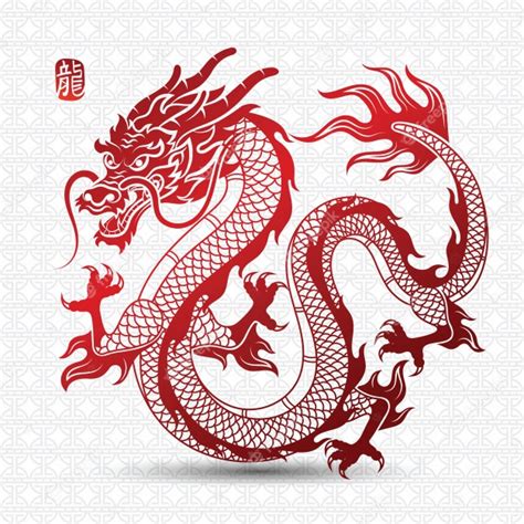 Chinese Dragon Premium Vector