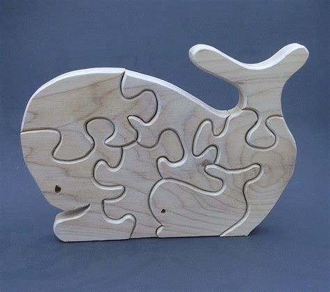 Whale With Baby Wood Puzzle Wood Puzzles Scroll Saw Wooden Puzzles