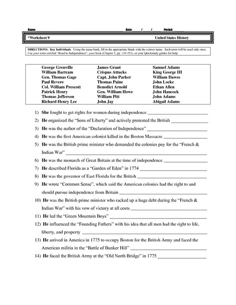 13 Best Images Of High School World History Worksheets World History