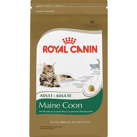 Indoor cats are notorious for getting hairballs. Royal Canin Feline Breed Nutrition Maine Coon Adult Cat ...