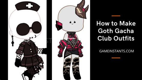 How To Make Goth Gacha Club Outfits Gameinstants