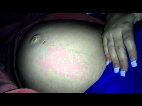 Baby Moving Inside Mommy S Belly YouTube