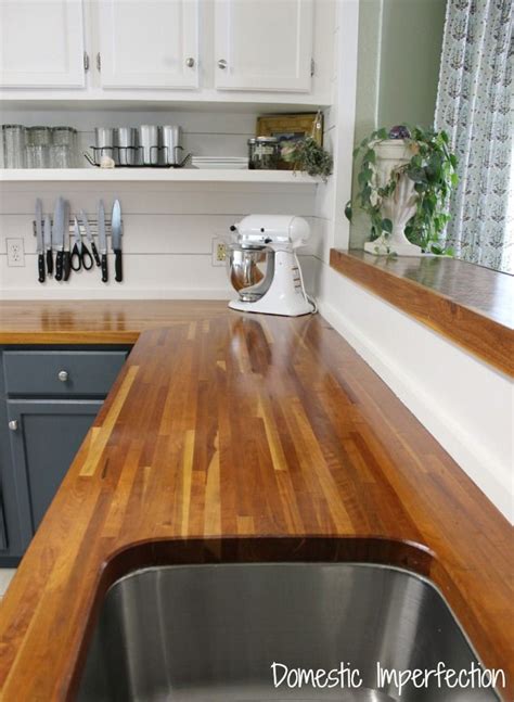 Beautiful How To Join Two Pieces Of Butcher Block Countertop Kitchen