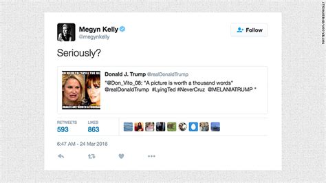 Megyn Kelly To Donald Trump Seriously