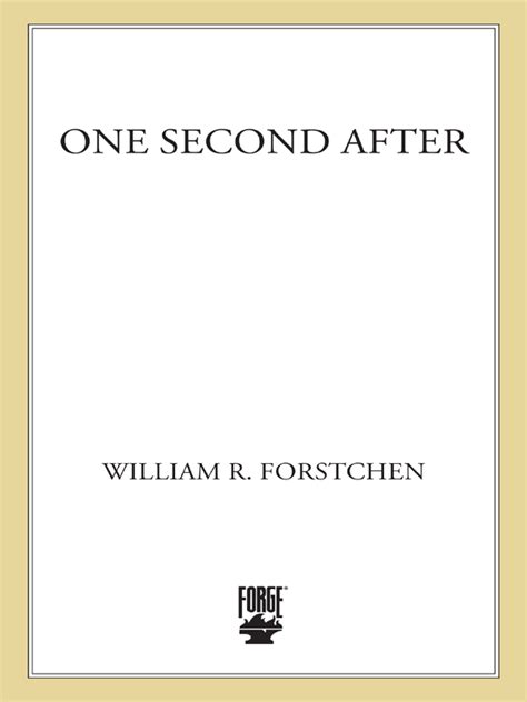 ONE SECOND AFTER Read Online Free Book By William R Forstchen At