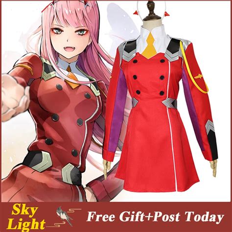 Darling Zero Two Cosplay Costume Darling In The Franxx Anime Cosplay