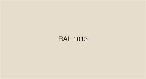 RAL Oyster White RAL 1013 Color In RAL Classic Chart