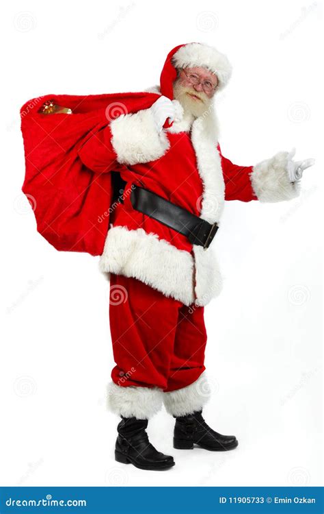 Santa Bringing Presents Stock Image Image Of Loaded 11905733