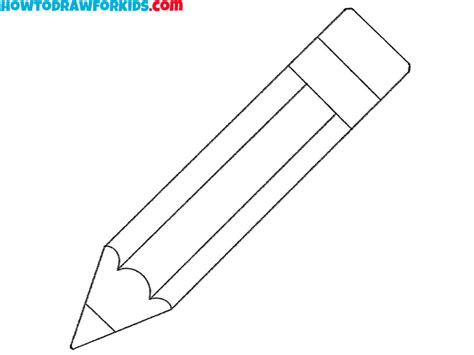 How To Draw A Pencil Easy Drawing Tutorial For Kids