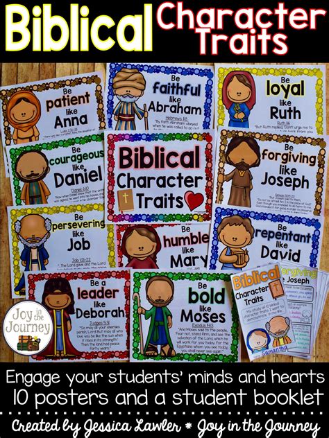 Bible Character Posters Bible Lessons For Kids Preschool Bible