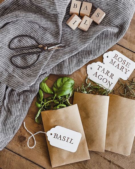 Diy Dried Herb Packets Drying Herbs Burlap Bag Dried Reusable Tote