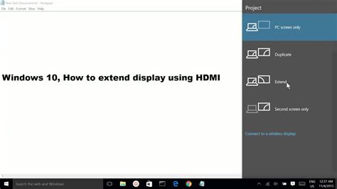 How To Connect Pc To Tv Hdmi Windows 10 Cursor Lasopaliberty