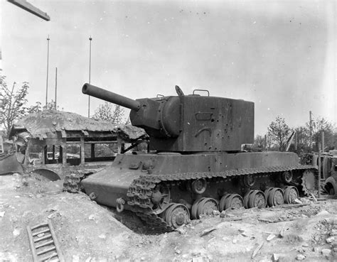 KV2 Tank In Essen Germany 1945 World War Photos