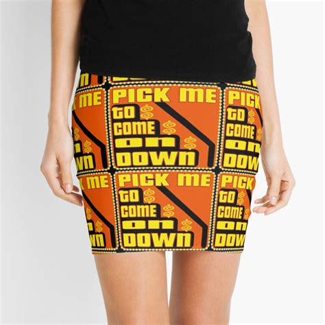 Game Show Contestant Tpir The Price Is Mini Skirt By Luckycontestant Redbubble