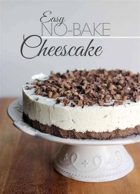 Easy No Bake Cheesecake Recipe Baker Bettie