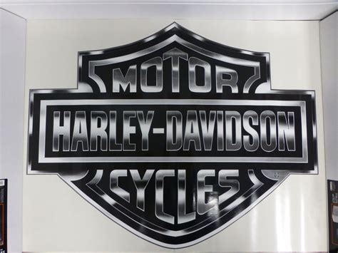 Harley Davidson Bar And Shield Extra Large Trailer Decal Sticker New