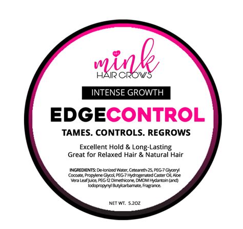Intense Growth Edge Control Mink Hair Grows
