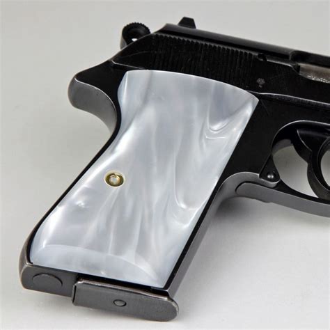 Walther Ppks By Interarms Kirinite White Pearl Pistol Grips
