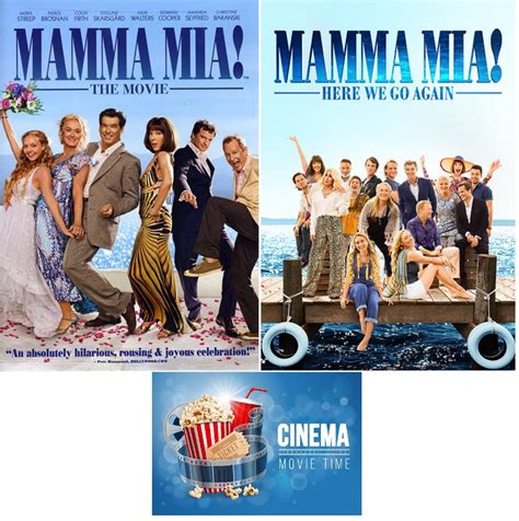 Mamma Mia One Mamma Mia Here We Go Again Two Double Feature DVD Set With Bonus Glossy Print