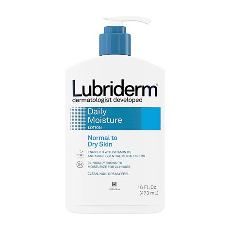 Lubriderm Daily Moisture Lotion For Normal To Dry Skin 16 Fl Oz