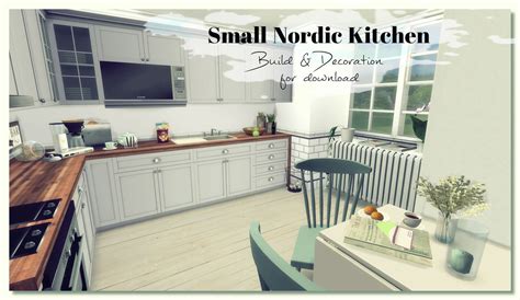 Sims 4 Small Nordic Kitchen Room Mods For Download