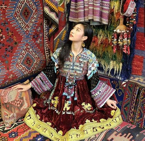 Afghani Clothes Afghan Girl Afghan Dresses Afghanistan Long Sleeve