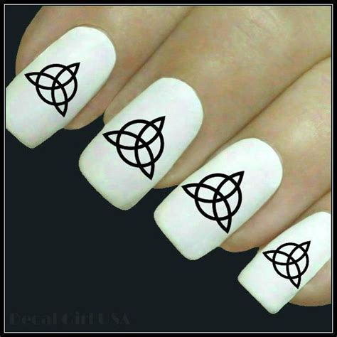 Triquetra Nail Decal 20 Water Slide Decals By Decalgirlusa On Etsy