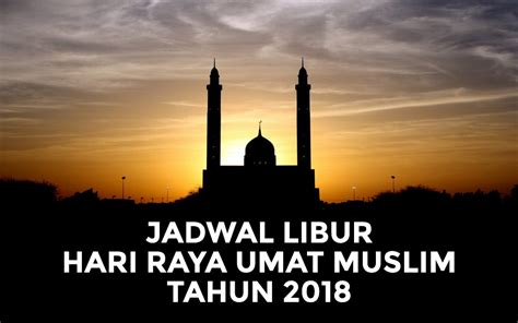 We did not find results for: Jadwal Libur Hari Raya Umat Muslim Pada Tahun 2018 - Blog Unik