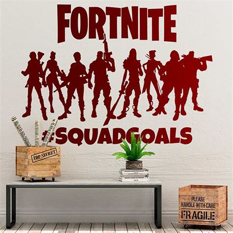 Wall Sticker Fortnite Squadgoals Logo