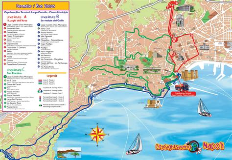 Gratis Neapel Stadtplan Mit Sehenswürdigkeiten Zum Download