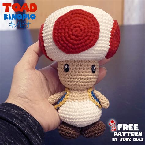 Toad Super Mario Bros Free Pattern By Suzy Dias