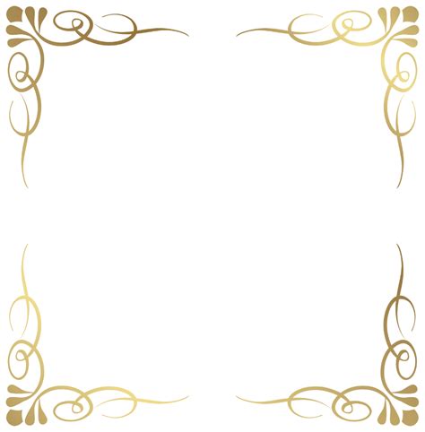 Transparent Background PNG Image Gold Page Dividers - Yahoo Search Results Image Search Results ...