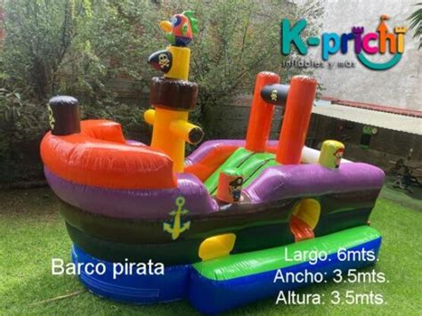 Renta El Mejor Barco Pirata Inflable En Cdmx K Prichi Inflables