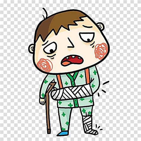 Free Download Cartoon Drawing Wound Illustration Wounded Child