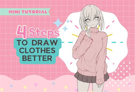 4 Steps To Draw Clothes Better Lunar Mimi