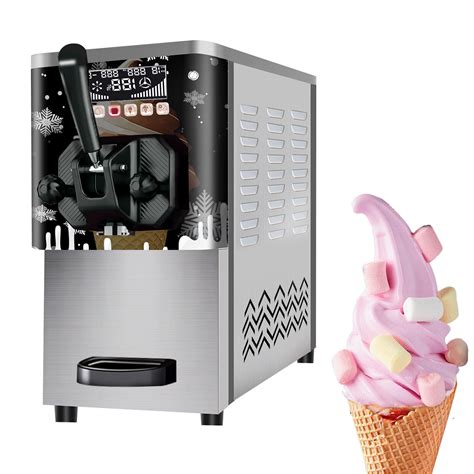 Wixkix Countertop Soft Serve Ice Cream Maker Machine Digital Control Panel W Ebay