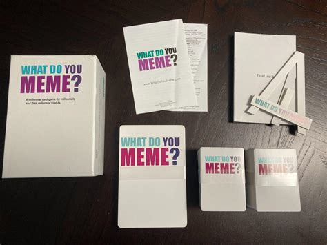 What Do You Meme Adult Party Game For Meme Lovers Complete Open Box 4550825199