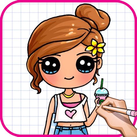 how to draw a cute girl easy au appstore for android